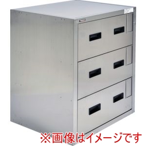 トラスコ中山 TRUSCO トラスコ中山 SYW-3N 耐震薬品庫 705X600XH800 3段引出型 TRUSCO メーカー直送 代引不可 北海道沖縄離島不可