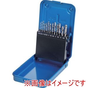 トラスコ中山 TRUSCO トラスコ中山 TSHD-13SET ハイスストレートドリル 13本組セット スチールケース付  TRUSCO