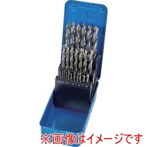 トラスコ中山 TRUSCO トラスコ中山 TSHD-25SET ハイスストレートドリル 25本組セット スチールケース付  TRUSCO メーカー直送 代引不可 北海道沖縄離島不可
