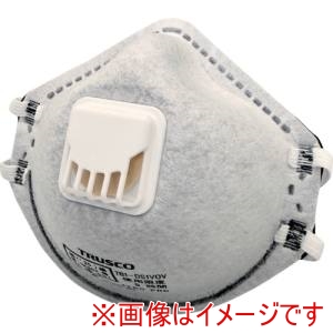 トラスコ中山 TRUSCO トラスコ中山 T81-DS1VOV 使い捨て式防じんマスク DS1 活性炭層 排気弁つき 10枚入