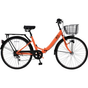 トラスコ　TRUSCO トラスコ THRC-5526 災害時用ノーパンク自転車 ハザードランナー シティタイプ 26インチ メーカー直送 代引不可 北海道沖縄離島不可