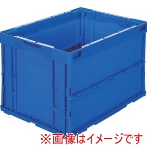 トラスコ中山 TRUSCO トラスコ中山 CRS50N2-DB オリコン 折りたたみコンテナ50L ダークブルー TRUSCO