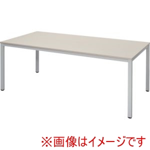トラスコ中山 TRUSCO トラスコ中山 MT1890NAA-W ミーティングテーブル W1800xD900 ホワイトナチュラル天板X白脚 TRUSCO メーカー直送 代引不可 北海道沖縄離島不可