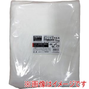 トラスコ中山 TRUSCO トラスコ中山 EMU1K 白メリヤスウエス 未使用リサイクル生地 1kg TRUSCO