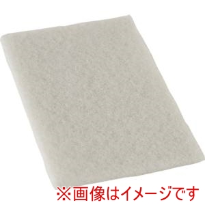トラスコ中山 TRUSCO トラスコ中山 TEFP-3000 エコノミー不織布研磨パッド 10枚入 #3000相当 白色