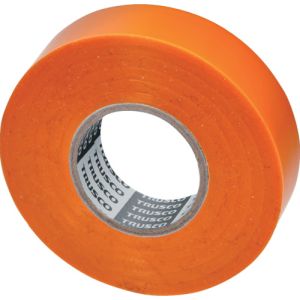 トラスコ中山 TRUSCO トラスコ中山 GJ-2120  OR 脱鉛タイプビニールテープ 19mm×20m 10巻入り オレンジ オレンジ