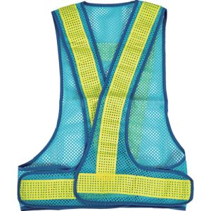 トラスコ TRUSCO トラスコ  TMV-SKBY メッシュ安全ベスト スカイブルー*イエロー
