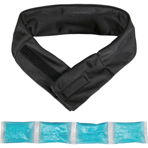 トラスコ中山 TRUSCO トラスコ中山 TSNC-BK やわらかネッククーラー ブラック 不凍保冷剤付き