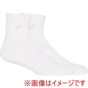 アシックス ASICS アシックス 3063A063 ソックス18 ブリリアントホワイトxポーラーシェイド L