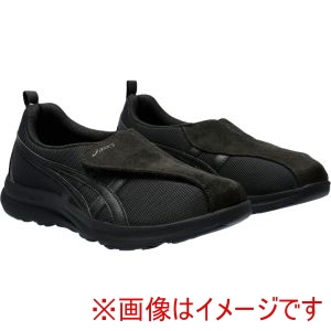 アシックス ASICS アシックス 1242A018 LIFEWALKER W018 ブラックxブラック 22.0cm