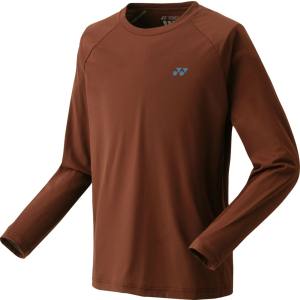 ヨネックス Yonex ヨネックス ロングスリーブTシャツ フィットスタイル XO ダークブラウン 16650 YONEX