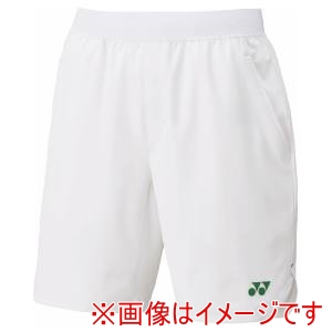 ヨネックス YONEX ヨネックス 15197Y ユニハーフパンツ ホワイト XOサイズ YONEX