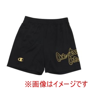 チャンピオン Champion チャンピオン C3-CB525 SHORTS ブラックXゴールド M