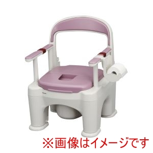 パナソニック パナソニック 536457 PN-L30218V ポータブルトイレ 座楽 ラフィーネ 脱臭長穴あたたか便座タイプ 傾斜脚付き ミスティパープル 直送品 法人限定