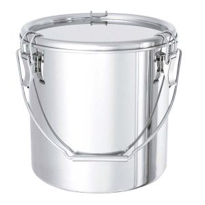 日東金属工業 日東金属工業 TP-CTB-24 ステンレスタンク テーパー付吊下げ密閉タンク フタ付 10L