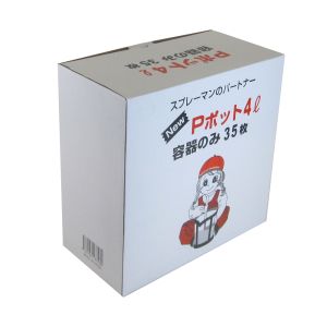 大塚刷毛製造 マルテー Pポット 容器 4L 35個入 322101 0004 大塚刷毛製造