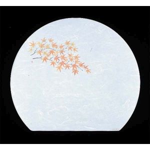 アーテック アーテック 尺三半月 懐石まっと 抗菌遠赤和紙 尺3半月 100枚 もみじ WH-13
