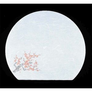 アーテック アーテック 尺三半月 懐石まっと 抗菌遠赤和紙 尺3半月 100枚 梅 WH-14