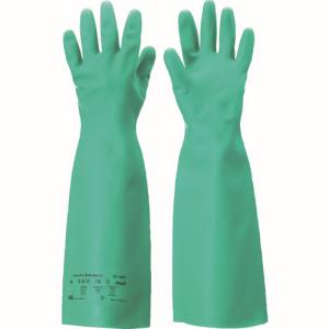 アンセル Ansell アンセル 37-185-7 耐溶剤作業手袋 アルファテック ソルベックス厚手ロング 37-185 Sサイズ
