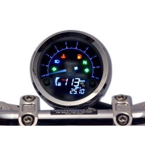 エースウェル エースウェル CV080-402B 多機能デジタルメーター9000rpm 黒文字盤