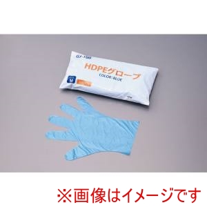 フジリンクス フジリンクス GJ100 HDPEエンボスグローブ 青 S 300枚入