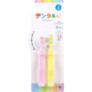 オールウェイズ オールウェイズ デンタるん りんぐグリップ 6ヵ月から イエロー+ピンク 2本入