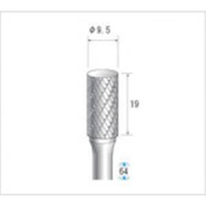 ナカニシ ナカニシ 24808 超硬カッター 円筒 ダブルカット 刃径9.5mm 刃長19mm