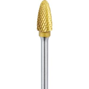 ナカニシ ナカニシ 21245 チタンコート超硬カッター 楕円 ロー付 刃径6.3mm 刃長13mm