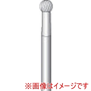 ナカニシ ナカニシ 23027 超硬カッター 球型 シングルカット 直径3.1×軸直径2.34