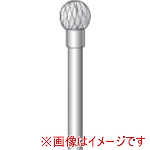 ナカニシ ナカニシ 23037 超硬カッター 球型 ダブルカット 直径5×軸直径2.34