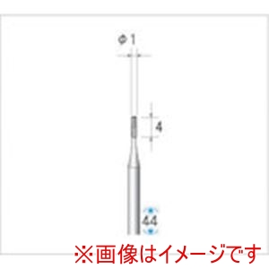 ナカニシ ナカニシ 23122 超硬カッター 円筒型 シングルカット 直径1×4×軸直径2.34