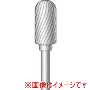 ナカニシ ナカニシ 23260 超硬カッター 円筒先丸型 シングルカット 直径6×12×軸直径2.34