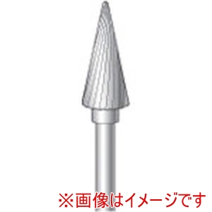 ナカニシ ナカニシ 23261 超硬カッター テーパー型 シングルカット 直径6×13×軸直径2.34