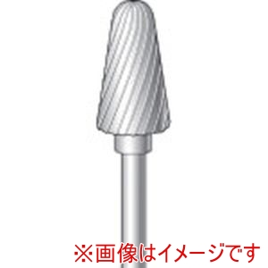 ナカニシ ナカニシ 23262 超硬カッター テーパー先丸型 シングルカット 直径6×12.5×軸直径2.34