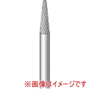 ナカニシ ナカニシ 23502 超硬カッター テーパー先丸型 ダイヤカット 細目 直径2.3×8×軸直径2.34