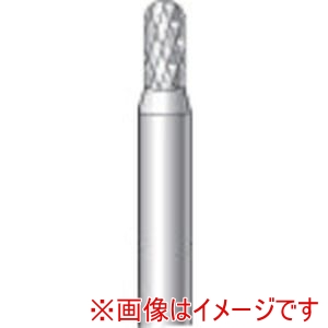 ナカニシ ナカニシ 24091 超硬カッター 円筒先丸型 ダブルカット 直径2.3×5×軸直径3