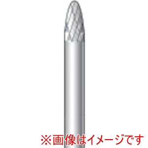 ナカニシ ナカニシ 24341 超硬カッター 砲弾型 ダブルカット 直径3×6×軸直径3