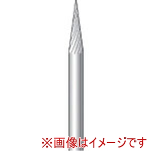ナカニシ ナカニシ 24461 超硬カッター ロング テーパー型 シングルカット 直径3×11×軸直径3 14°