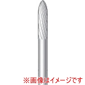 ナカニシ ナカニシ 24721 逆回転用超硬カッター 砲弾型 シングルカット 直径3×13×軸直径3