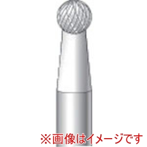 ナカニシ ナカニシ 26021 超硬カッター 球型 ダブルカット 直径6×軸直径6