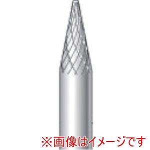 ナカニシ ナカニシ 26141 超硬カッター テーパー型 ダブルカット 直径6×13×軸直径6 22°