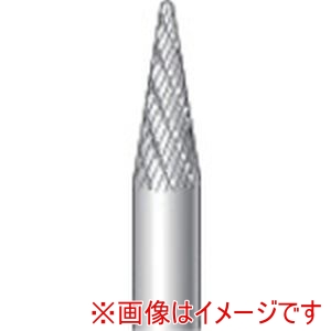 ナカニシ ナカニシ 26161 超硬カッター テーパー型 ダブルカット 直径6×16×軸直径6 14°