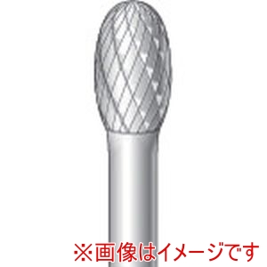 ナカニシ ナカニシ 26167 超硬カッター 楕円型 ダブルカット 直径9.5×16×軸直径6