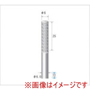 ナカニシ ナカニシ 26905 超硬ルーターカッター 円筒型 ダイヤカット 直径6×30×軸直径6