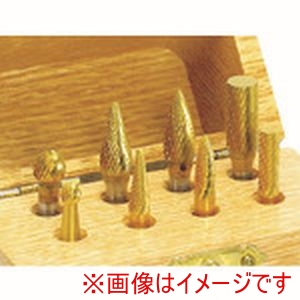 ナカニシ ナカニシ 28115 チタンコート超硬カッターセット 8本入 軸直径6