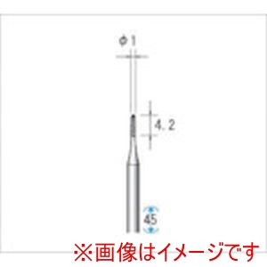 ナカニシ ナカニシ 33113 精密スチールカッター 12本入 テーパー型 直径1×4.2×軸直径2.34