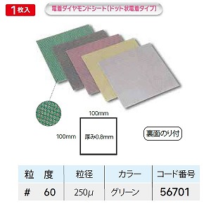 ナカニシ ナカニシ 56701 先端工具 ダイヤシート ドット電着
