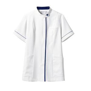住商モンブラン 住商モンブラン 73-2068 ジャケット レディス 半袖 白 ネイビー Lサイズ