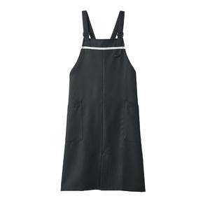 住商モンブラン 住商モンブラン 5-880 エプロン 兼用 黒 グレー ヒモ収納仕様 フリー 男女兼用