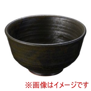 エムズジャパン エムズジャパン ナチュラルブラック茶碗 大 B03-08